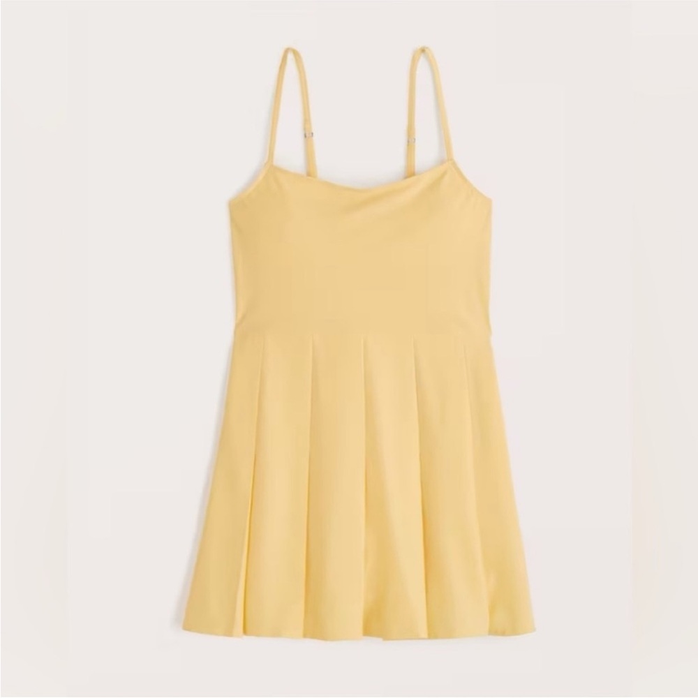 Abercrombie & Fitch -  Activewear Yellow Spaghetti Strap Dress